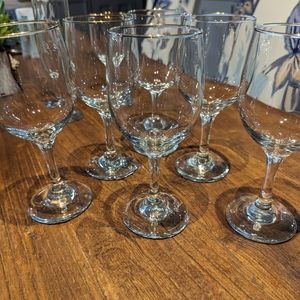 Gold Rim Champagne Glasses